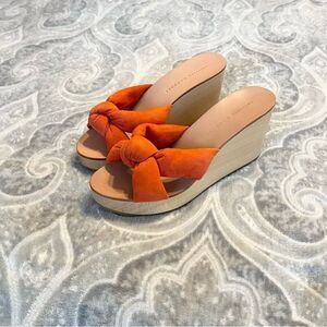 Loeffler Randall Womens Taylor-Ks Orange Sandals Size 5